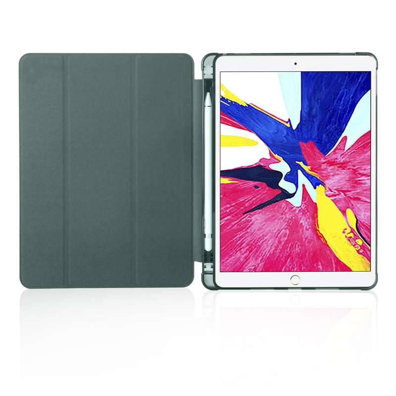 For iPad Pro 10.5 inch / Air 3 10.5 inch 3-folding Horizontal Flip PU Leather + Shockproof TPU Case