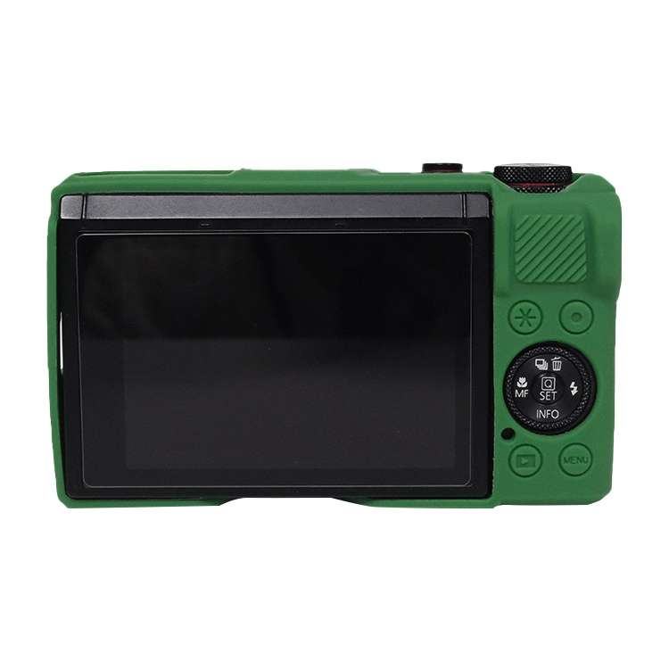 For Canon PowerShot G7 X Mark III / G7X3 Soft Silicone Protective Case with Lens Cover(Black)
