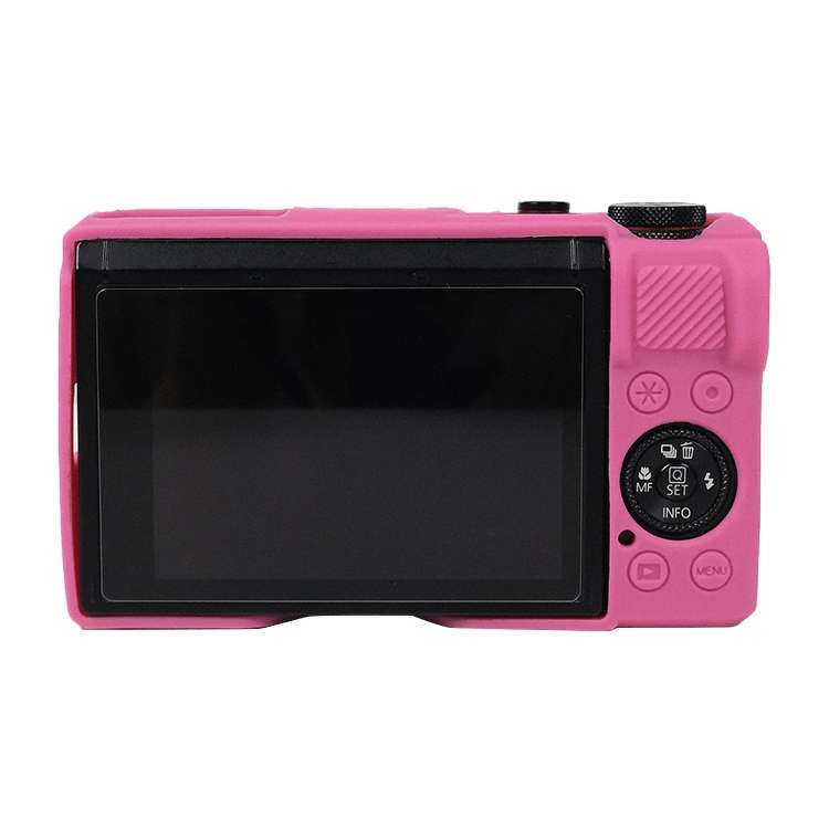 For Canon PowerShot G7 X Mark III / G7X3 Soft Silicone Protective Case with Lens Cover(Black)