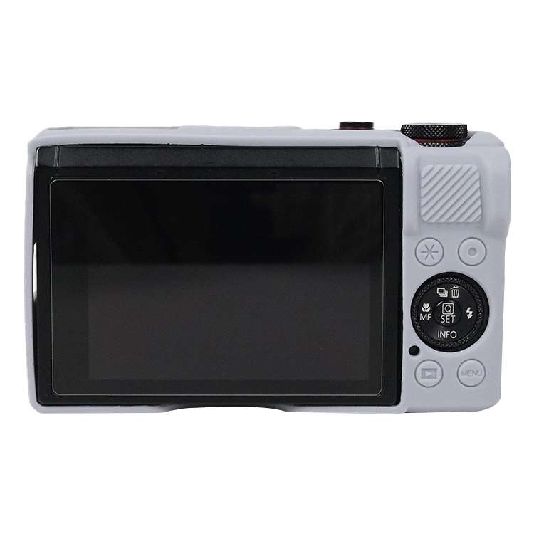 For Canon PowerShot G7 X Mark III / G7X3 Soft Silicone Protective Case with Lens Cover(Black)