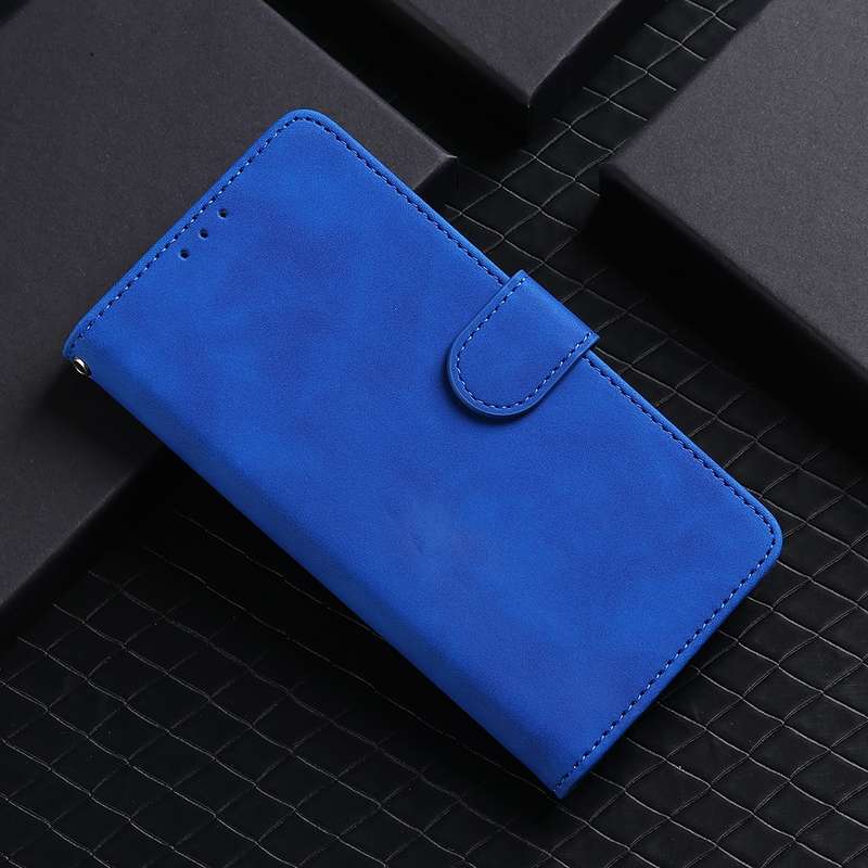 For Xiaomi Redmi Note 13 Pro 4G Skin Feel Magnetic Flip Leather Phone Case(Blue)