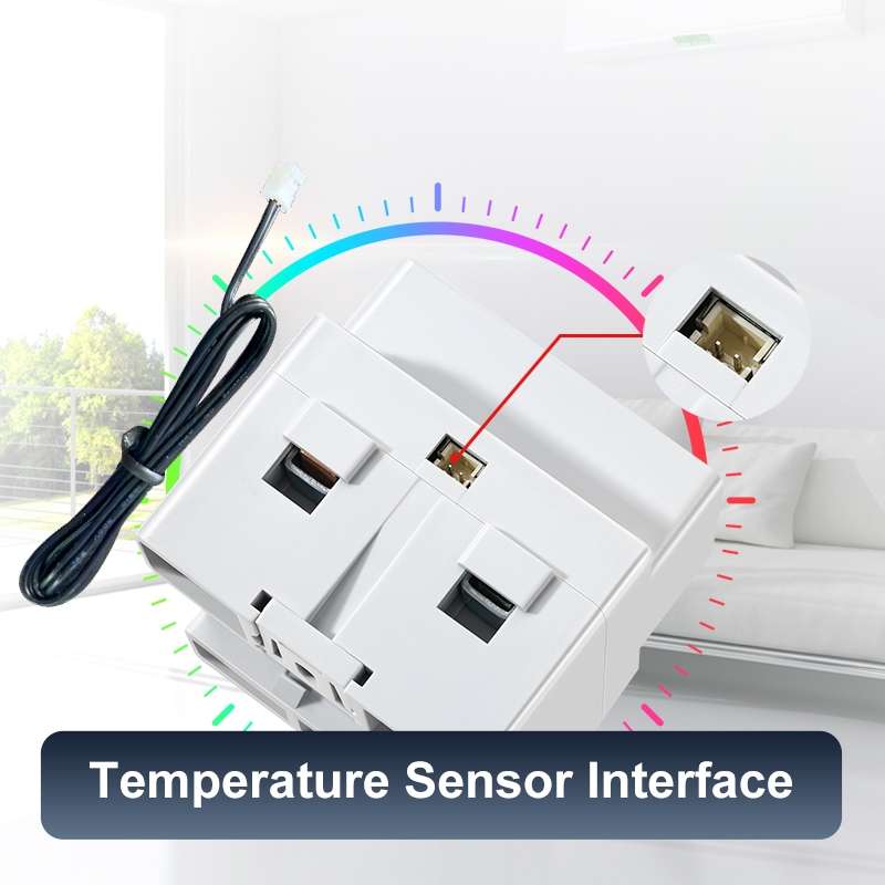 KWS-302 170-270V Multifunctional AC Digital Display Rail Voltage and Current Monitoring Meter