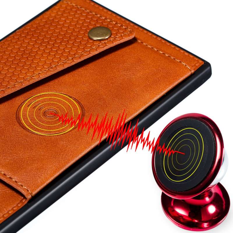 For Samsung Galaxy A21s Double Buckle PU + TPU Shockproof Magnetic Protective Case with Card Slot(Li