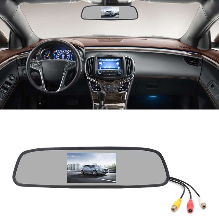 PZ705 415-W 4.3 inch TFT LCD Car External Wireless Rear View Monitor for Car Rearview Parking Video
