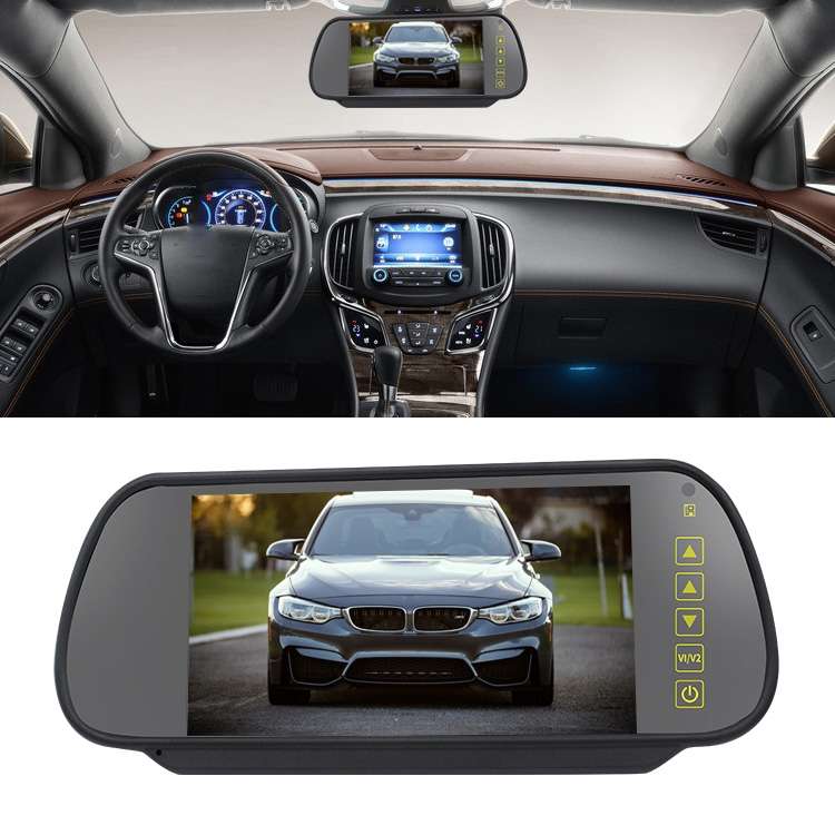 PZ709 437-W 7.0 inch TFT LCD Car External Wireless Rear View Monitor for Car Rearview Parking Video