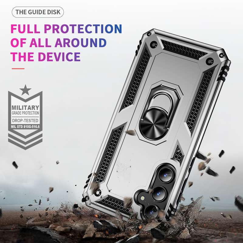 For Honor X9b Classic Tilt Strip Grain Magnetic PC Hybrid TPU Phone Case(Blue)