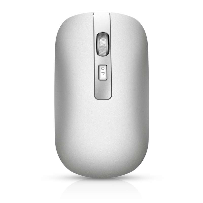 HXSJ M50 2.4GHZ 800,1200,1600dpi Three Gear Adjustment Dual-mode Wireless Mouse USB + Bluetooth 5.1