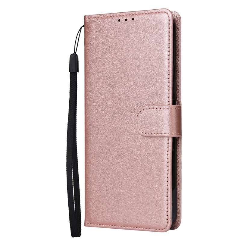 For Xiaomi Redmi 13C 4G 3-Card Slots Multifunctional Leather Phone Case(Rose Gold)