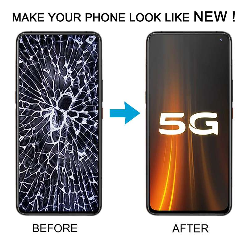 For vivo iQOO 3 OLED LCD Screen Digitizer Full Assembly