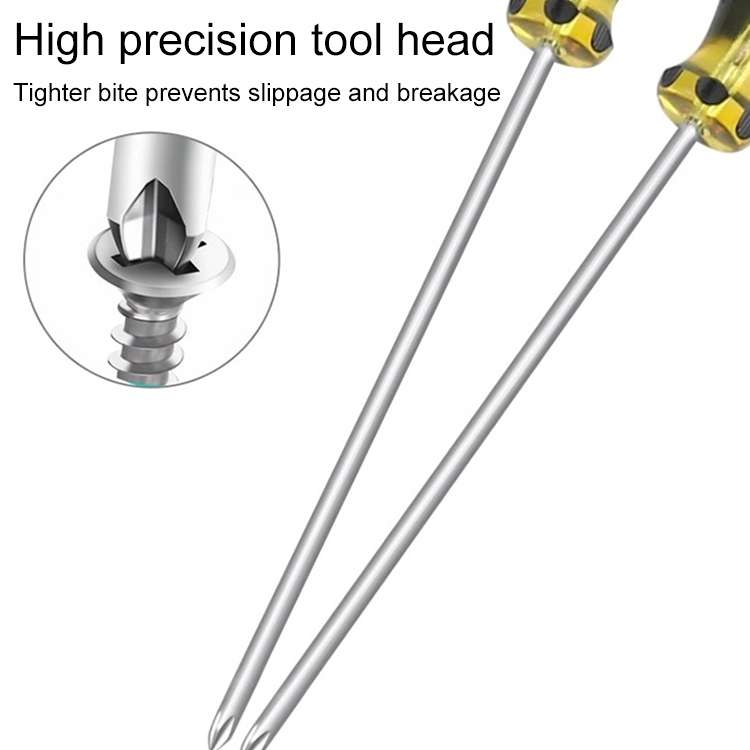 Extended Screwdriver 12 inch Cross-shaped Screwdriver Special Long Magnetic Sewing Machine Machine R