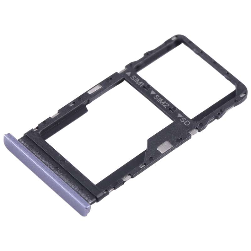 For TCL 40 SE Original SIM + Micro SD Card Tray(Purple)