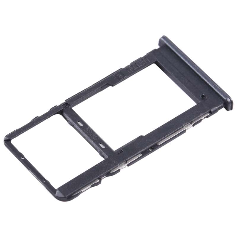For TCL 40 XE Original SIM + Micro SD Card Tray(Black)