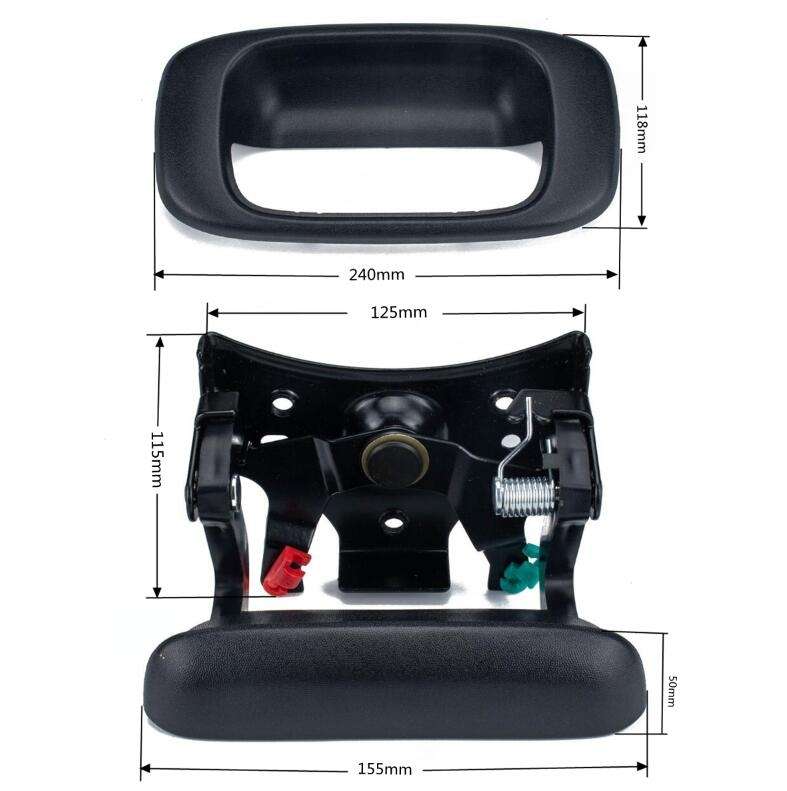 Car Tailgate Handle Set 15997911+15228541 for Chevrolet