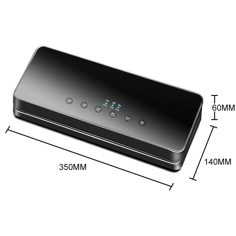 Automatic Vacuum Sealer Household Food Preservation Packaging Machine, Plug Specification:EU Plug(Bl