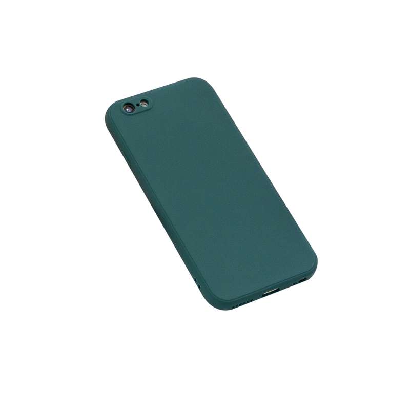 For iPhone 7 & 8 Magic Cube Frosted Silicone Shockproof Full Coverage Protective Case(Deep Green)