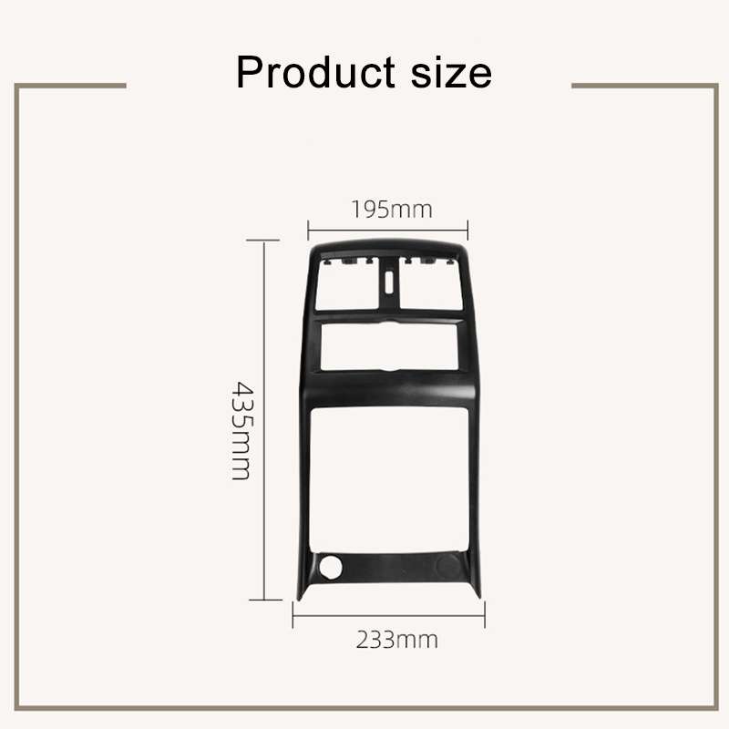 For Mercedes Benz ML320 / GL450 Car Rear Air Conditioner Air Outlet Panel Cover 166 680 7003, S