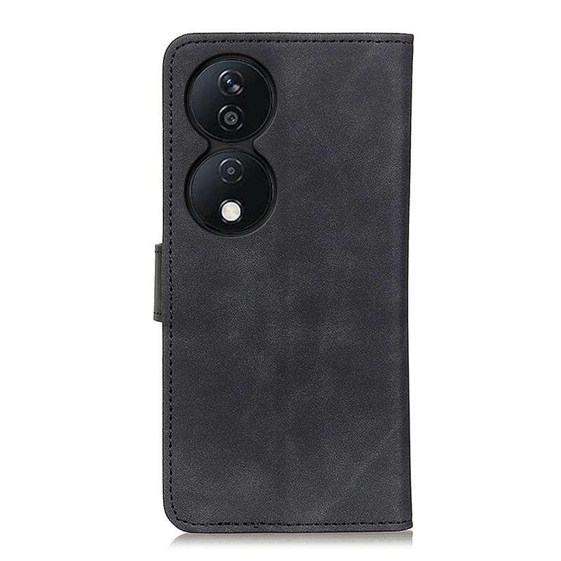 For Honor X7b KHAZNEH Retro Texture Flip Leather Phone Case(Blue)