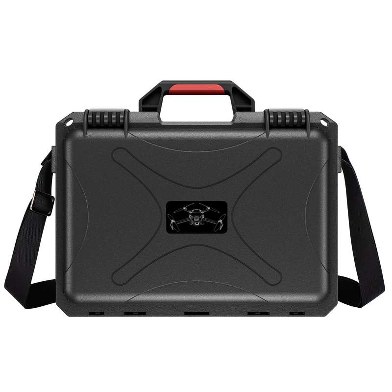 For DJI Mini 4 Pro STARTRC Drone Kit Waterproof ABS Suitcase Storage Box(Black Orange)