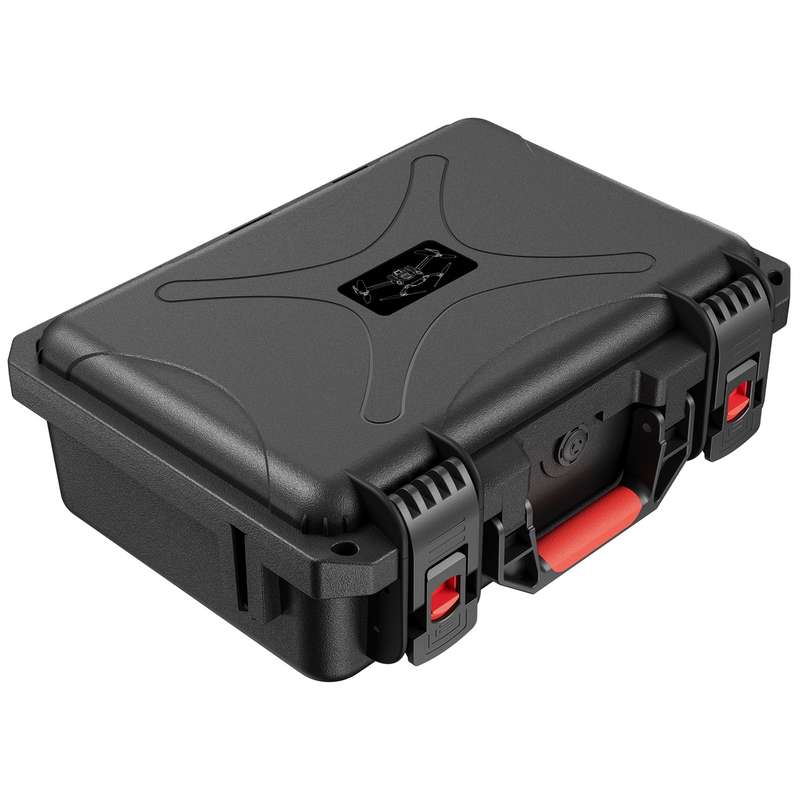 For DJI Mini 4 Pro STARTRC Drone Kit Waterproof ABS Suitcase Storage Box(Black Orange)