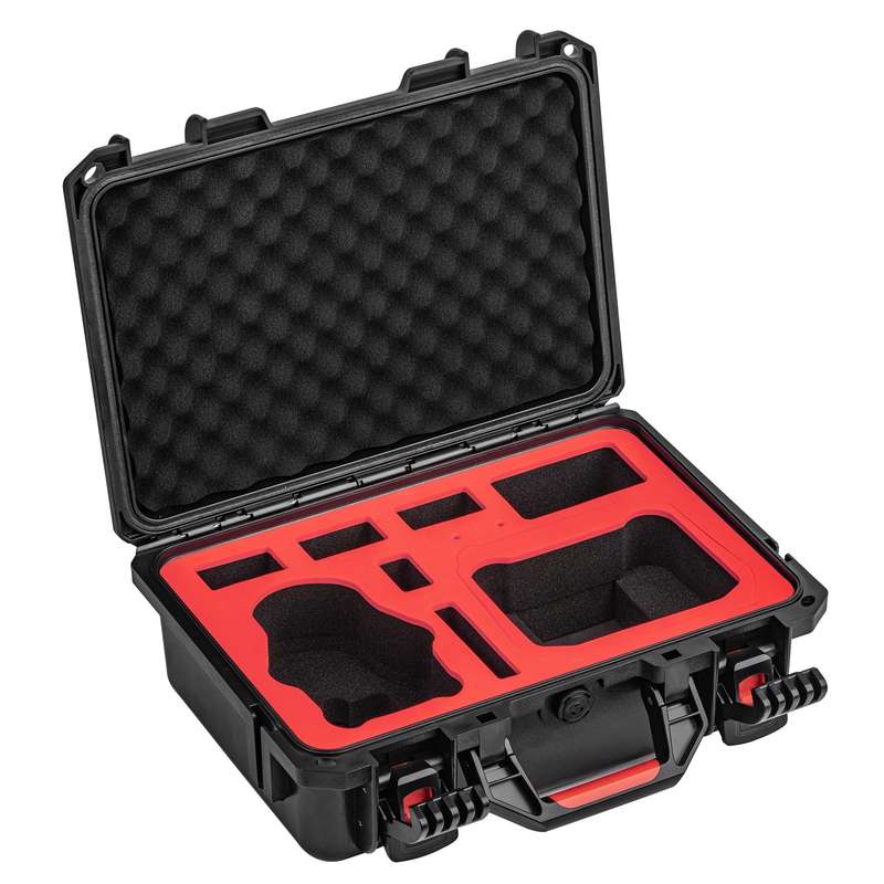 For DJI Mini 4 Pro STARTRC Drone Kit Waterproof ABS Suitcase Storage Box(Black Orange)