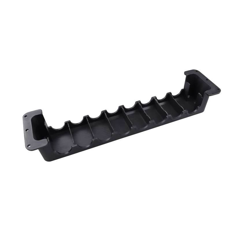 RV 600A High Current busbar 8-way Straight M10 Wiring Studs(Black)