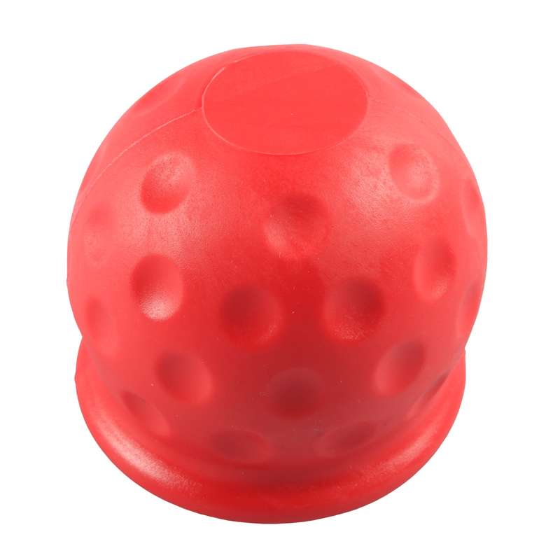 Universal 50mm Automatic Tow Bar Ball Cap Trailer Soft Rubber Protective Cap(Yellow)
