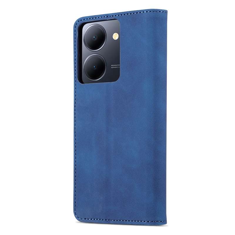 For vivo Y78 5G / Y36 / Y27 5G AZNS Skin Feel Calf Texture Flip Leather Phone Case(Red)