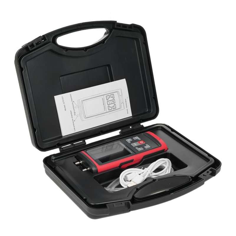 BENETECH GT5101 LCD Display Differential Pressure Meter, Specification:100KPa