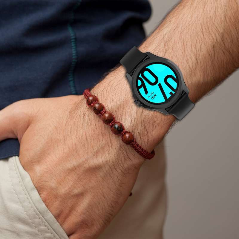24mm Universal Small Waist Silicone Watch Band(Midnight Blue)