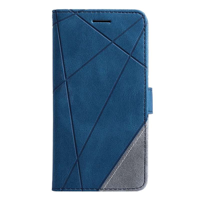 For Sony Xperia 10 VI Skin Feel Splicing Leather Phone Case(Blue)