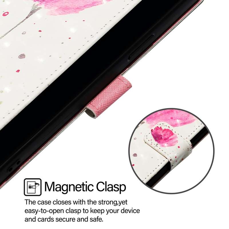For Motorola Moto G 5G 2022 3D Painting Horizontal Flip Leather Phone Case(Flower)