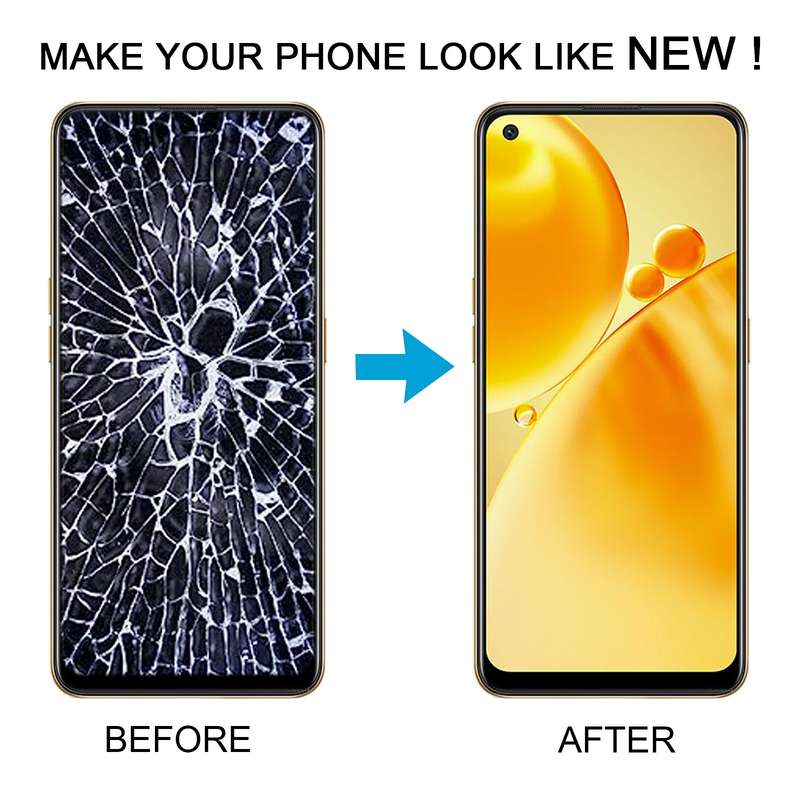 For OPPO F19s 4G Original AMOLED LCD Screen with Digitizer Full Assembly