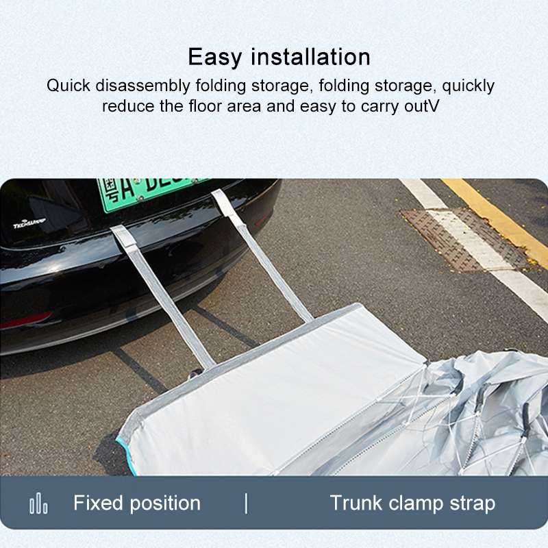 Automatic Retractable Car Universal Sunshade Snow-proof Dust-proof Cover, Size:L