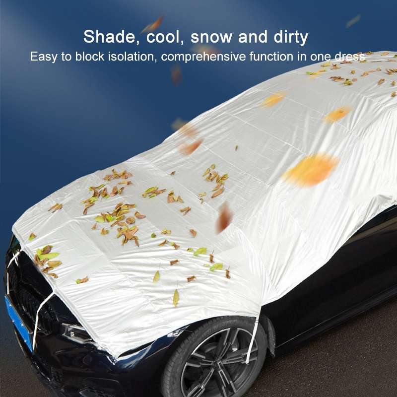 Automatic Retractable Car Universal Sunshade Snow-proof Dust-proof Cover, Size:L