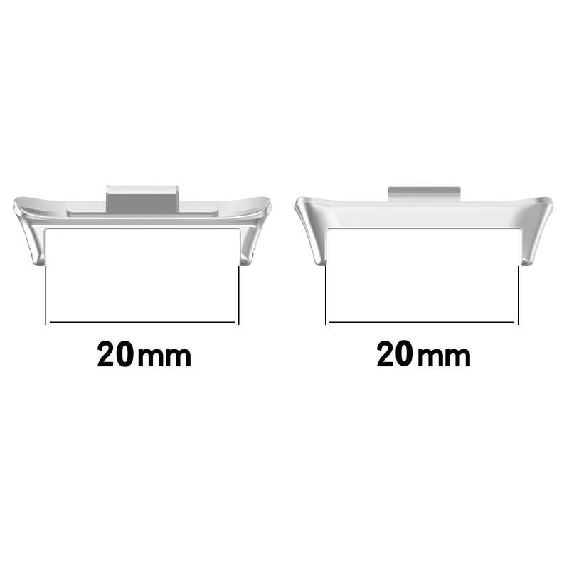 For Xiaomi Mi Band 8 Pro 1 Pair Stainless Steel Metal Watch Band Connector(Gold)