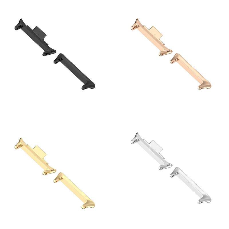 For Xiaomi Mi Band 8 Pro 1 Pair Stainless Steel Metal Watch Band Connector(Gold)