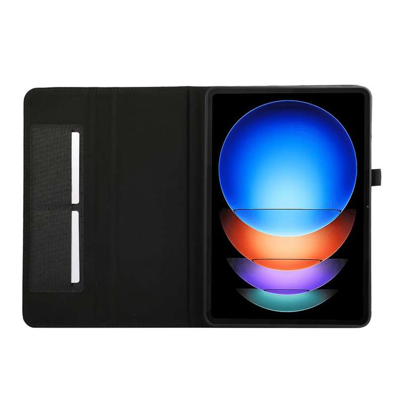 For Xiaomi Pad 6S Pro 12.4 Fabric Leather Tablet Case(Black)