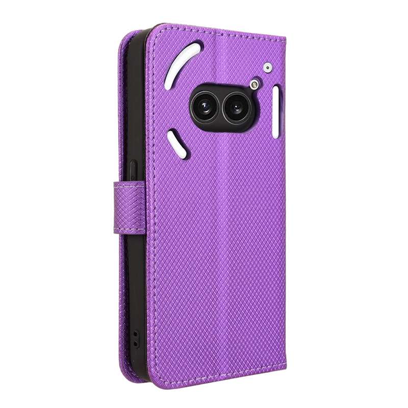For Nothing Phone 2a Diamond Texture Leather Phone Case(Purple)