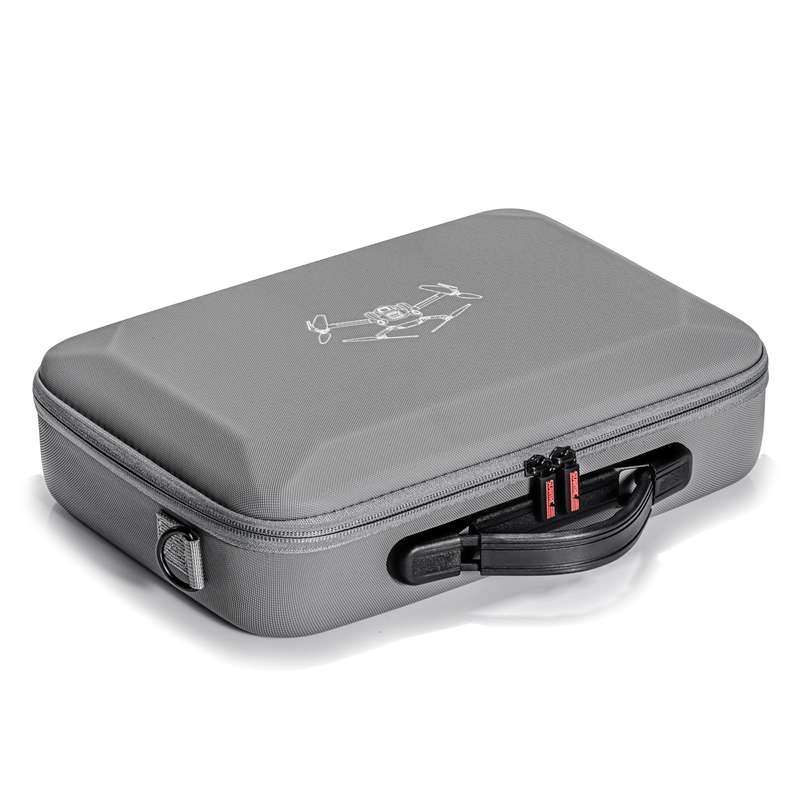 For DJI Mini 4 Pro / RC with Screen Standard STARTRC Shoulder Storage Bag PU Handbag(Grey)