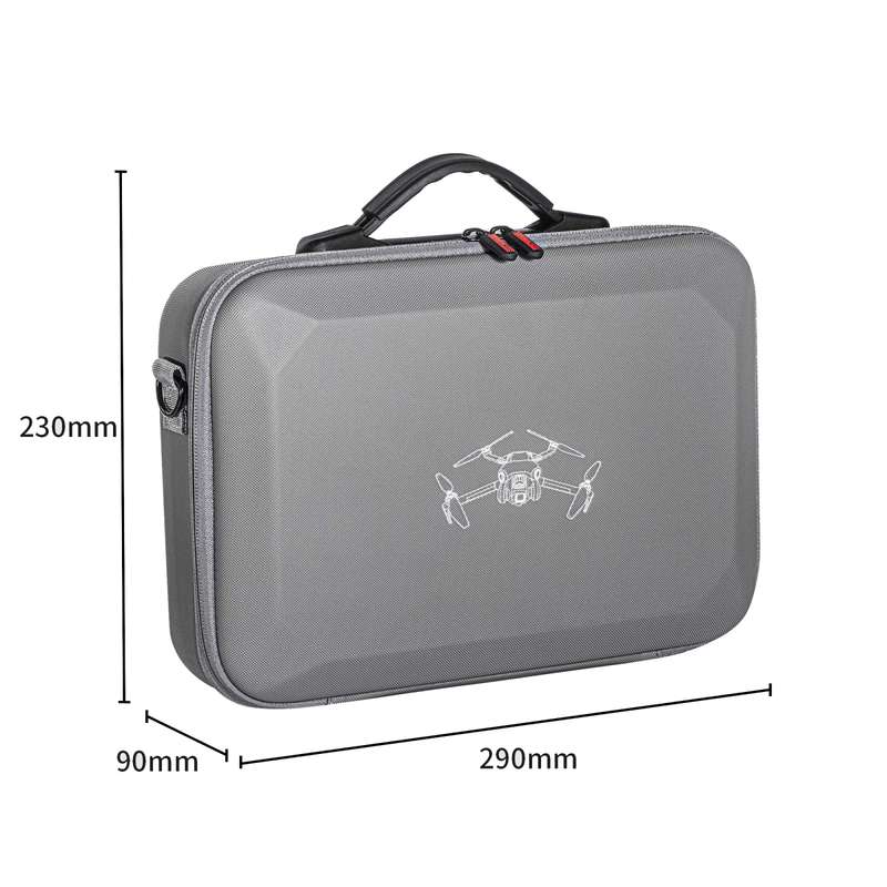 For DJI Mini 4 Pro / RC with Screen Standard STARTRC Shoulder Storage Bag PU Handbag(Grey)