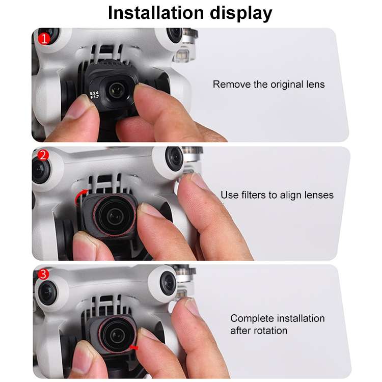 For DJI Mini 4 Pro STARTRC Drone Lens Filter, Lens:Adjustable CPL