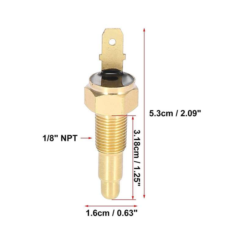 175-185 Degree Car Fan Thermostat Temperature Switch Electric Engine Cooling Fan Thermostat Switch