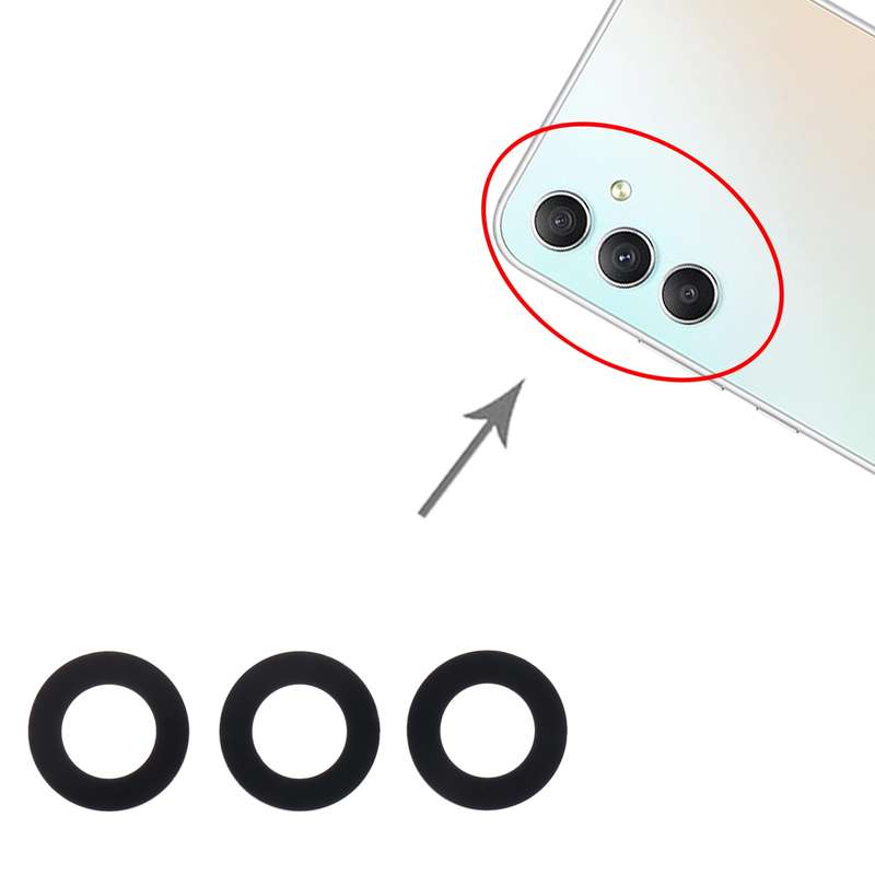 For Samsung Galaxy A34 5G SM-A346B 10set Back Camera Lens