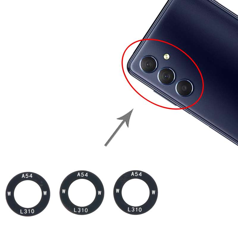 For Samsung Galaxy M54 SM-M546B 10set Back Camera Lens
