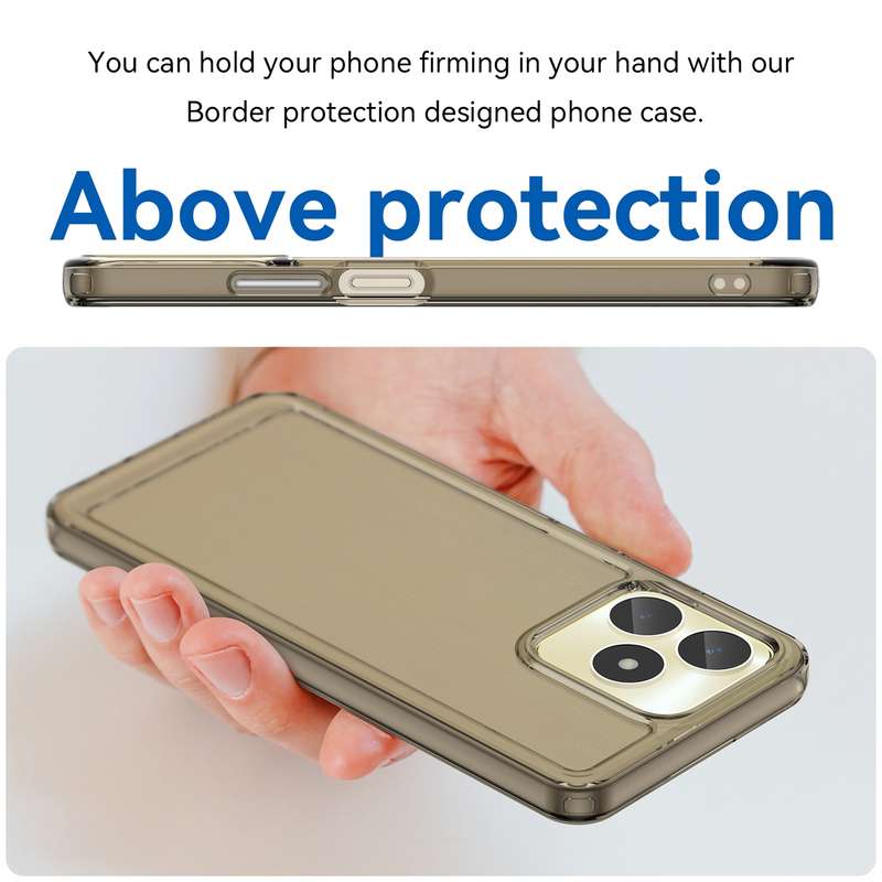 For Realme C51 Candy Series TPU Phone Case(Transparent Blue)