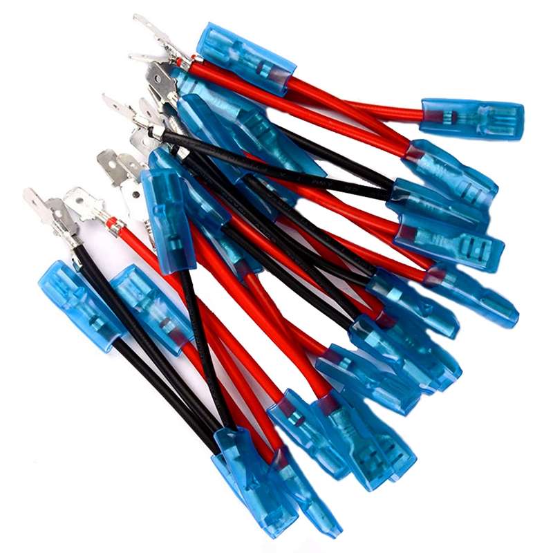 6pcs / Set Car Marine 5 Pin Rocker Switch Jumper Wire kit with Male & Female Terminals