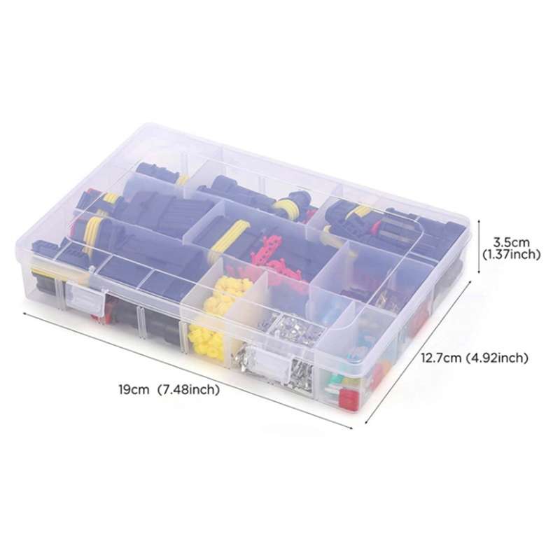 240pcs Car Waterproof Connector Set with Fuse Blade
