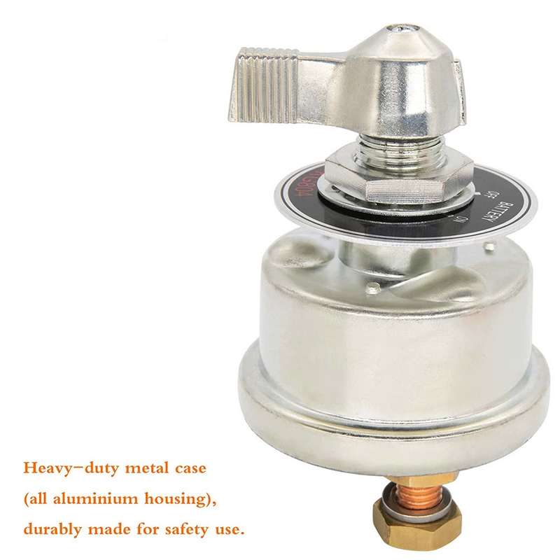 300A Car Ships RV High Current Battery Cut-Off Switch Battery Power Isolator With Accessories