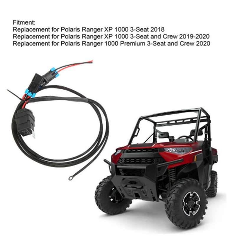 For Polaris Ranger XP 1000 2018 12V 40A Car Reverse Light Wiring Harness Spare Light Cable