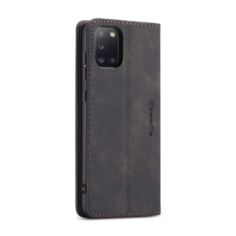 For Samsung Galaxy A31 CaseMe-013 Multifunctional Retro Frosted Horizontal Flip Leather Case with Ca